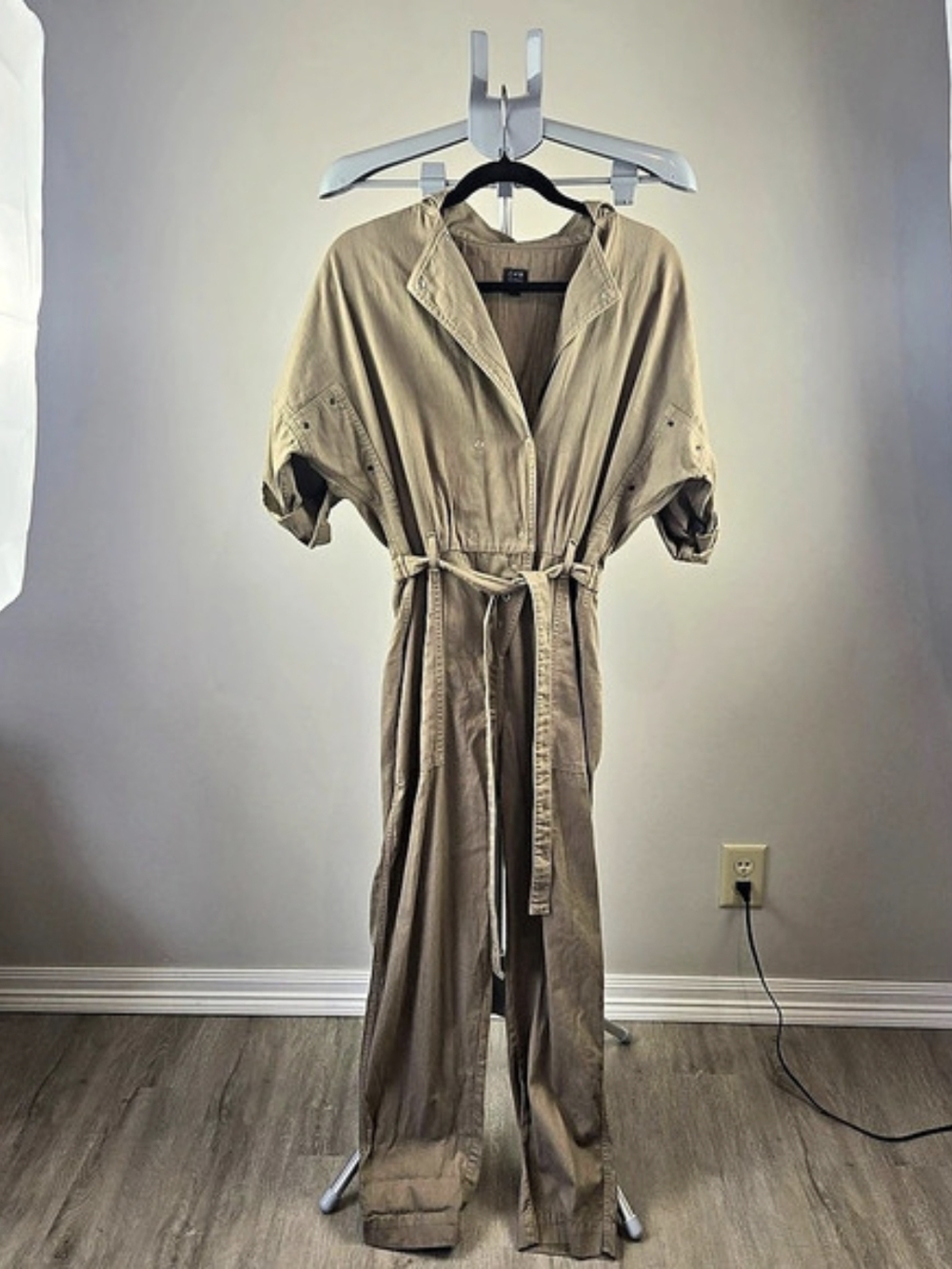 Citizens of Humanity Surplus Nova Utility Jumpsuit Brown XS